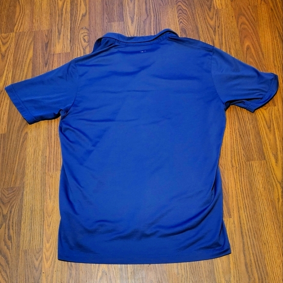 Travis Mathew Blue Polo Men's L Golf Shirt B7 - Picture 4 of 5